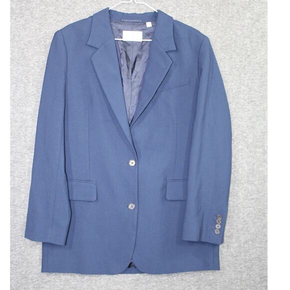 Aritzia Babaton Oversized Blazer Blue Size Medium Two Buttons - Picture 1 of 6